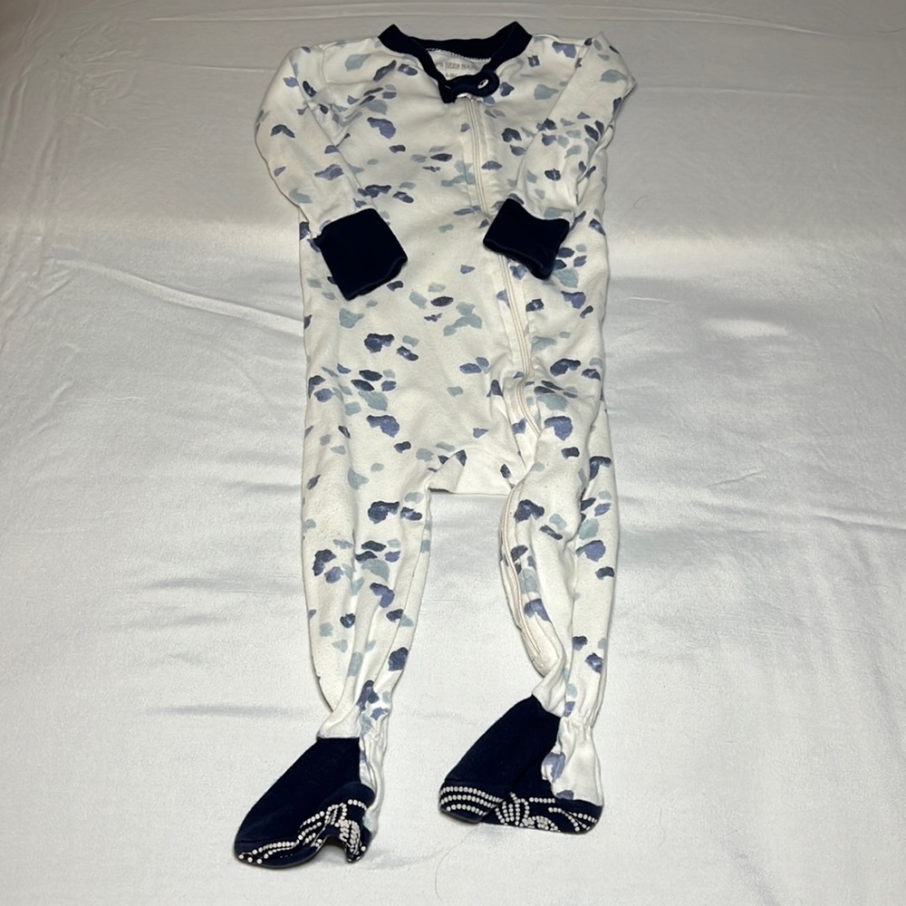 Burt’s Bees Baby Long Sleeve Zippered Footie - 6-9 Months